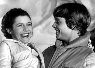 Hamill and Fisher share a light-hearted moment